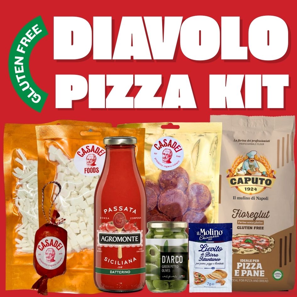 Plant - Based Diavolo Pizza Kit - Gluten Free - Casadei Foods